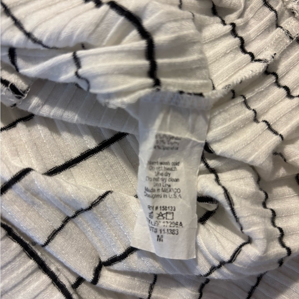 Luke new,  black/white stripe tunic top,  size medium bought from boutique store - Picture 3 of 7